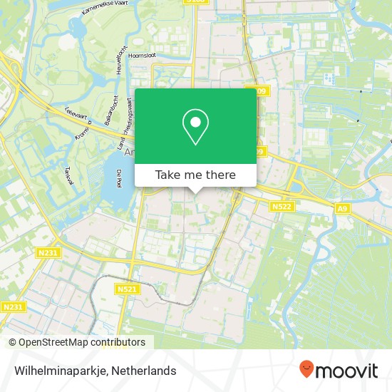 Wilhelminaparkje map