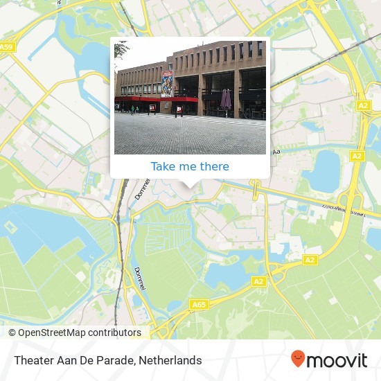 Theater Aan De Parade map