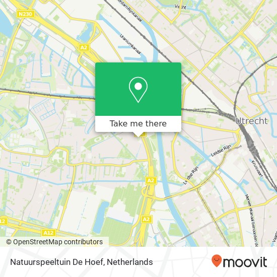 Natuurspeeltuin De Hoef map