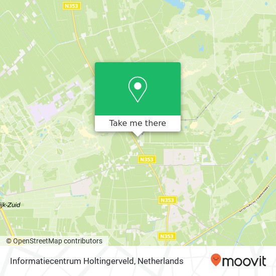 Informatiecentrum Holtingerveld map