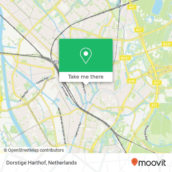 Dorstige Harthof map