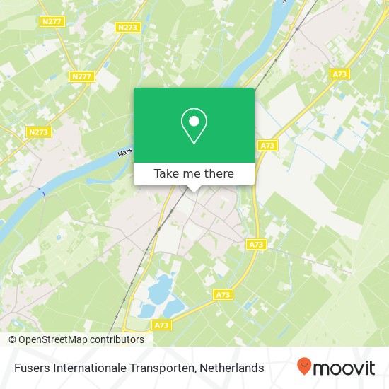Fusers Internationale Transporten map