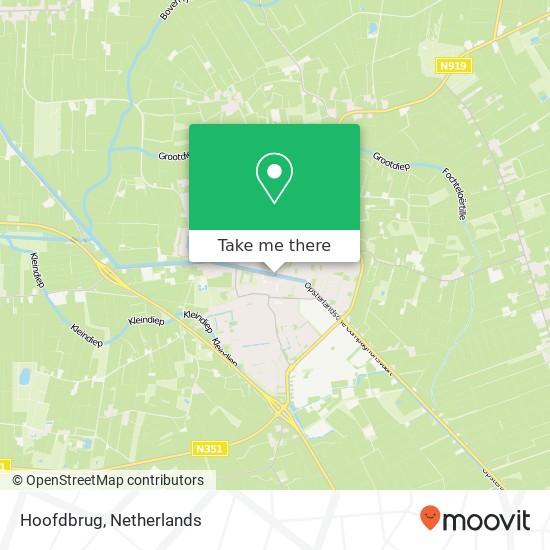 Hoofdbrug map