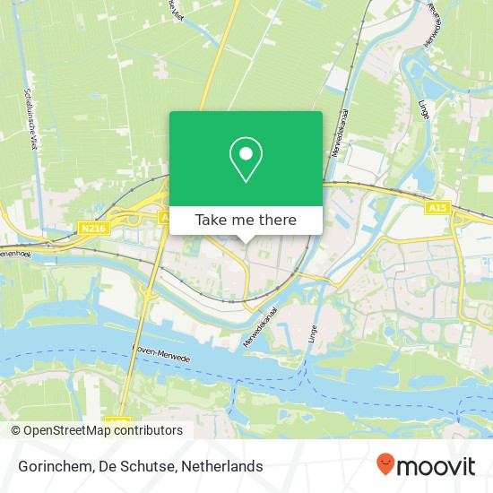 Gorinchem, De Schutse map