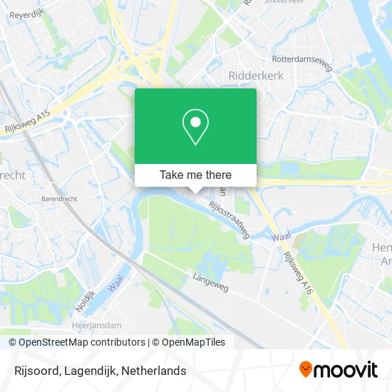 Rijsoord, Lagendijk map