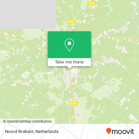 Noord-Brabant Karte
