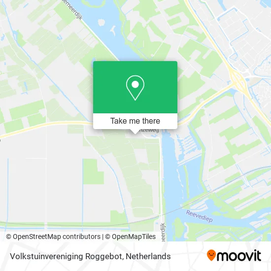 Volkstuinvereniging Roggebot map