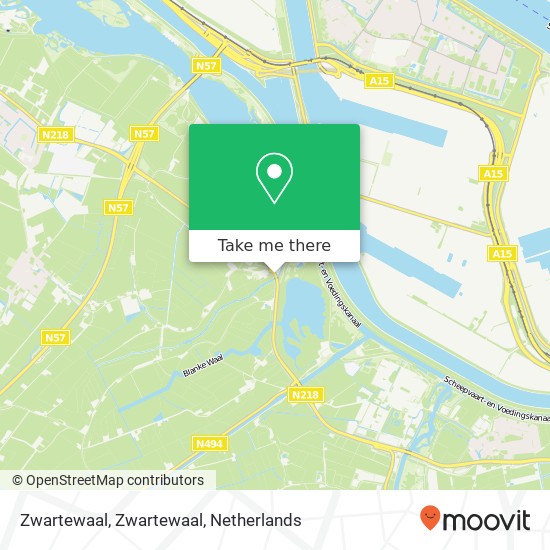 Zwartewaal, Zwartewaal map