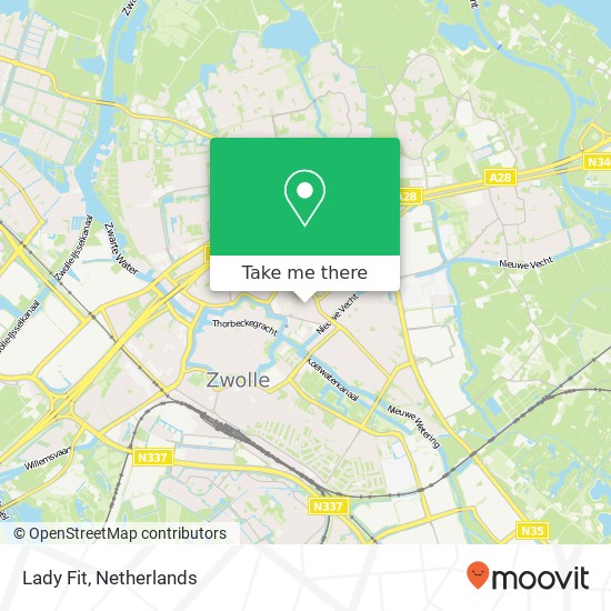 Lady Fit map