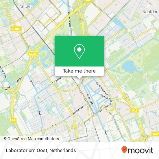 Laboratorium Oost map