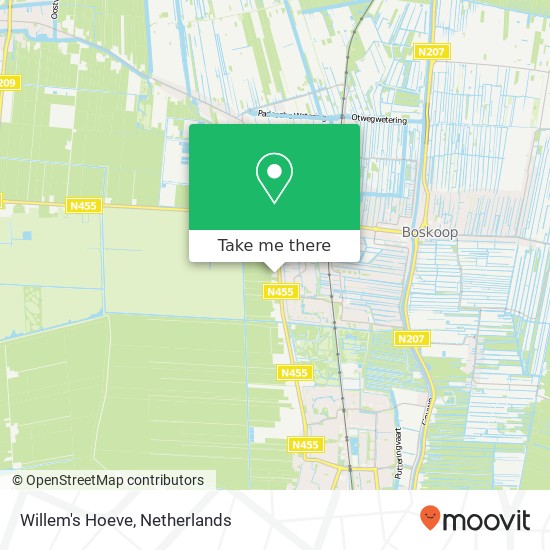 Willem's Hoeve map