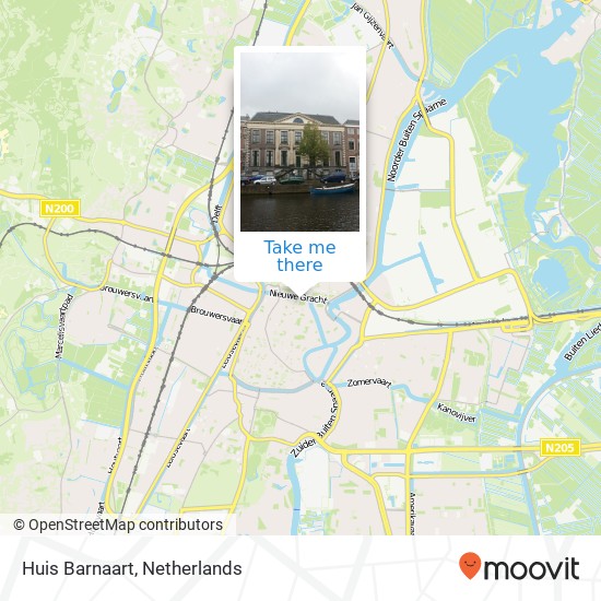 Huis Barnaart map