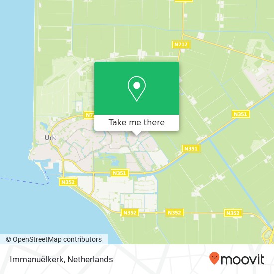 Immanuëlkerk map