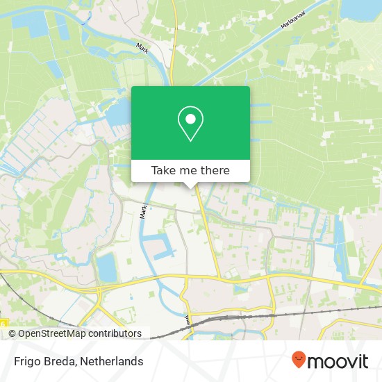 Frigo Breda map