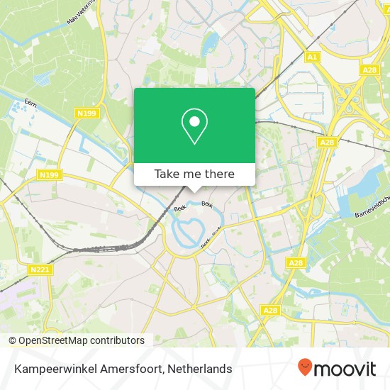 Kampeerwinkel Amersfoort map