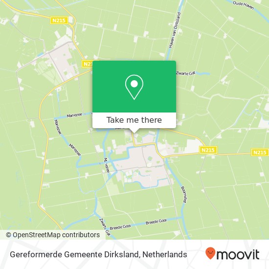 Gereformerde Gemeente Dirksland map