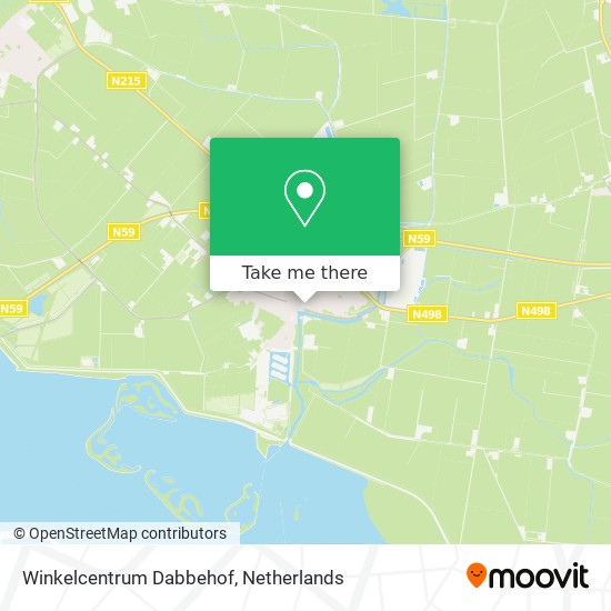 Winkelcentrum Dabbehof map