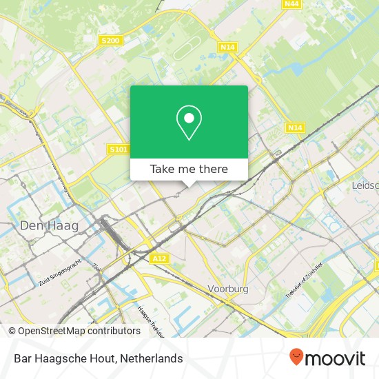 Bar Haagsche Hout map