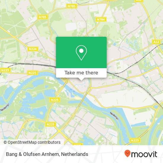 Bang & Olufsen Arnhem map