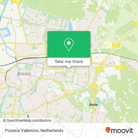 Pizzeria Valentino map