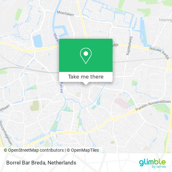 Borrel Bar Breda map