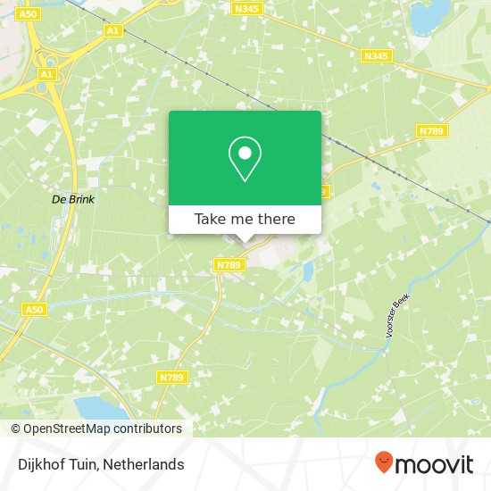 Dijkhof Tuin map