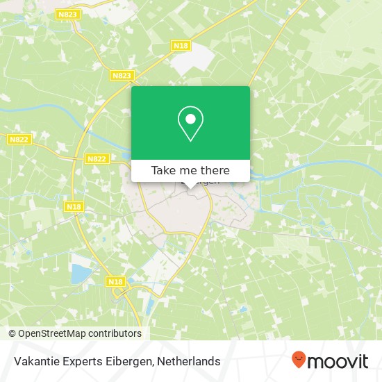 Vakantie Experts Eibergen map