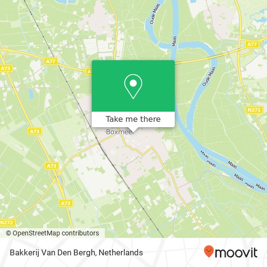 Bakkerij Van Den Bergh map