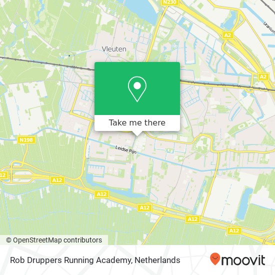 Rob Druppers Running Academy map