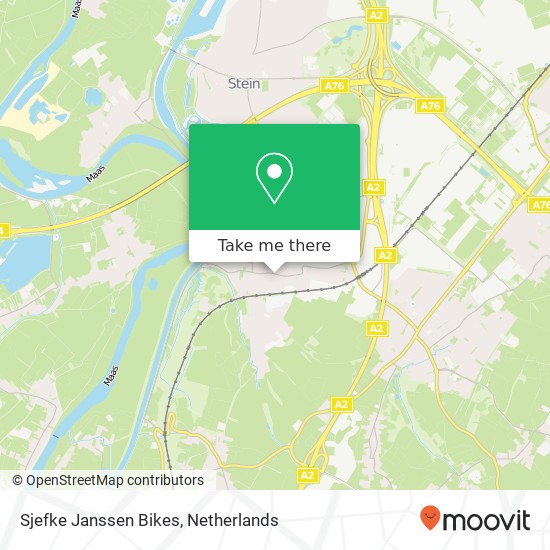 Sjefke Janssen Bikes map