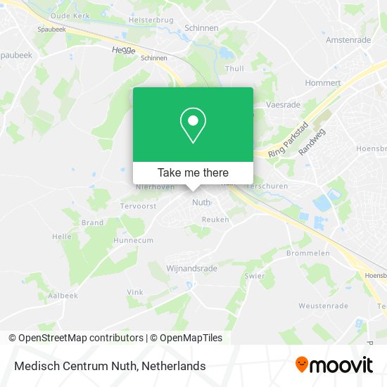 Medisch Centrum Nuth map