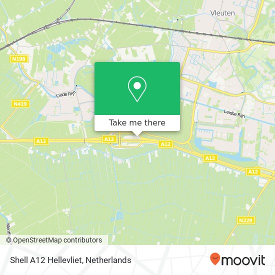 Shell A12 Hellevliet map