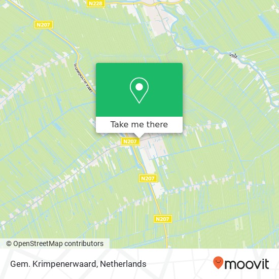 Gem. Krimpenerwaard map