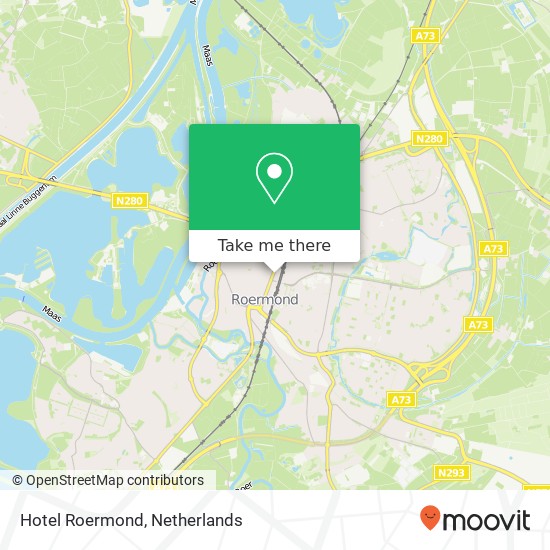 Hotel Roermond map