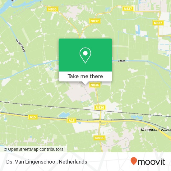 Ds. Van Lingenschool map