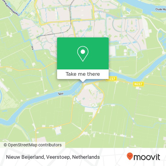 Nieuw Beijerland, Veerstoep Karte