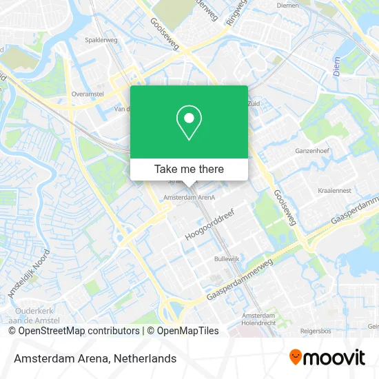 Amsterdam Arena map