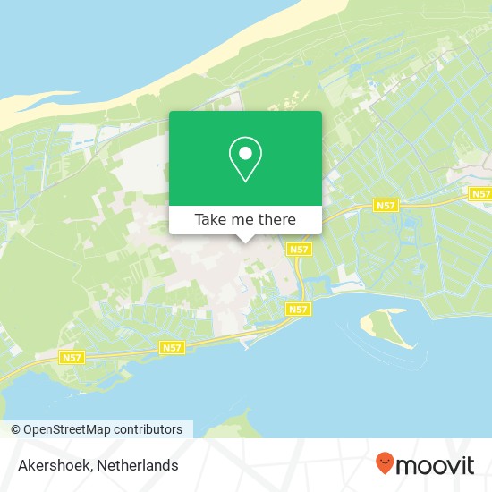 Akershoek map