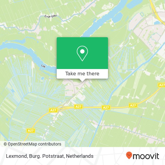 Lexmond, Burg. Potstraat map