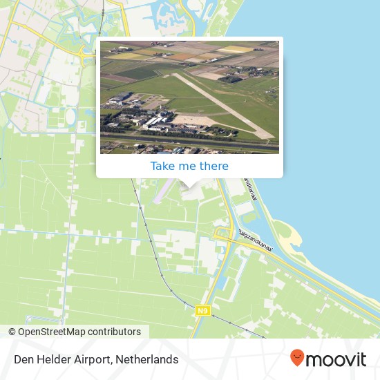 Den Helder Airport Karte