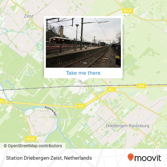 Station Driebergen-Zeist Karte