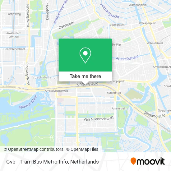 Gvb - Tram Bus Metro Info map