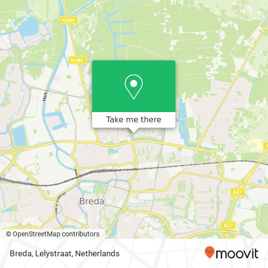 Breda, Lelystraat map