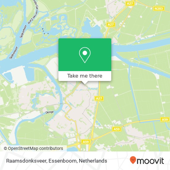 Raamsdonksveer, Essenboom map