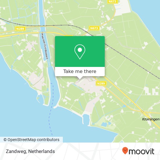 Zandweg Karte