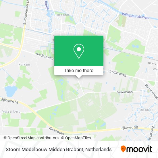 Stoom Modelbouw Midden Brabant Karte