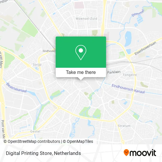Digital Printing Store map