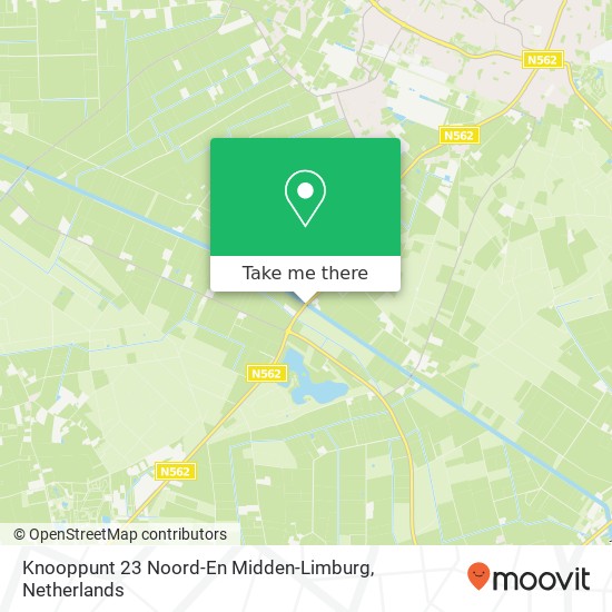 Knooppunt 23 Noord-En Midden-Limburg Karte