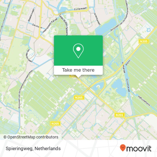 Spieringweg map