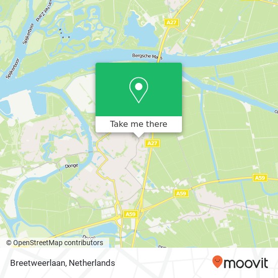 Breetweerlaan map